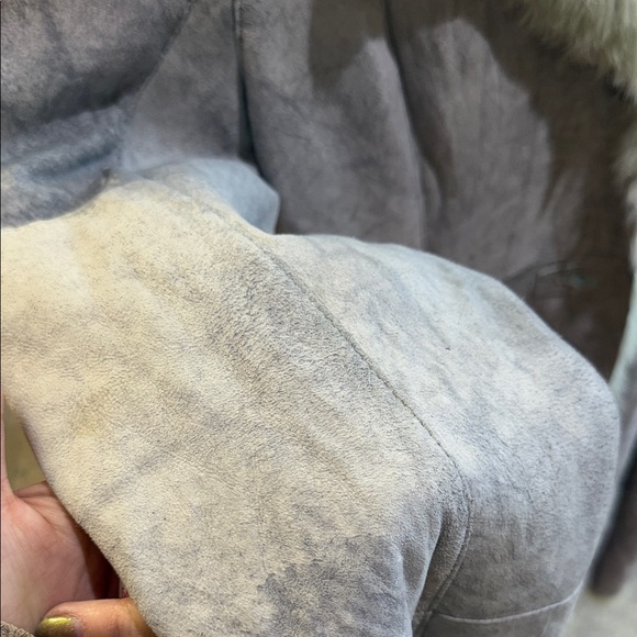 Leather Rabbit Fur Jacket - Picture 7 of 7